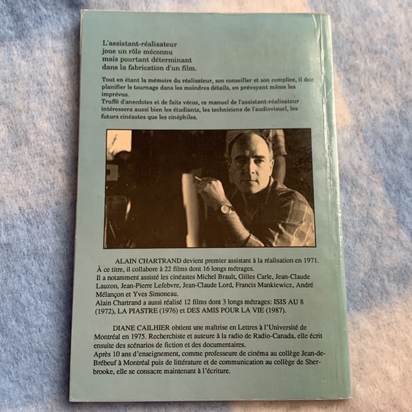 Le Métier d'assistant-réalisateur au cinéma - Alain Chartrand - BOOK FRENCH - Picture 2 of 7